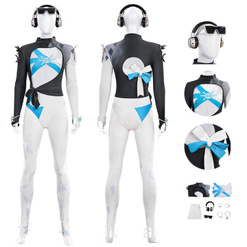 Marvel Rivals Luna Snow Coaply Costume Cool Summer Halloween Suit Becostume